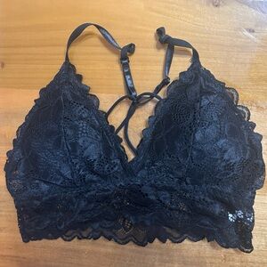 Elegant Black Lace Bralette